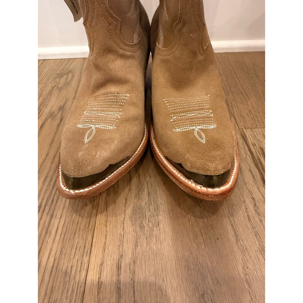 Idyllwind Miranda Lambert Tan Suede Western Cowboy Boots Booties Womens 11B - Picture 8 of 10